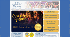 Desktop Screenshot of bayareachildrenstheatre.org